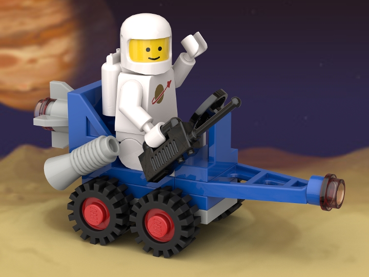 LEGO Space Classic 6804 Surface Rover From BrickLink Studio BrickLink