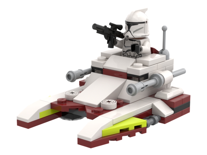 Republic Fighter Tank Microfighter From Bricklink Studio Bricklink