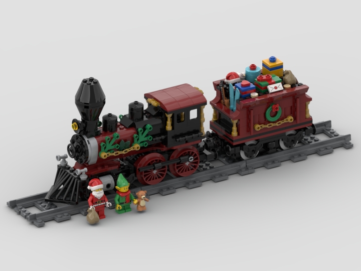 Christmas Train From Bricklink Studio Bricklink