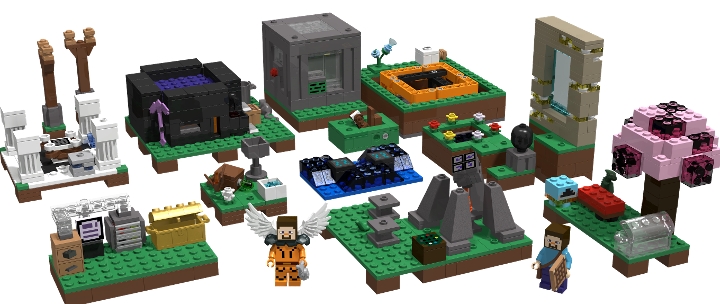 lego minecraft aether set
