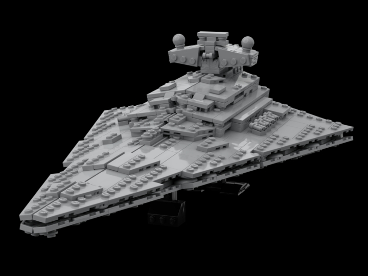 Imperial-class Star Destroyer V3 from BrickLink Studio [BrickLink]