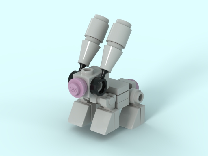 Lego Universe bunny from BrickLink Studio [BrickLink]
