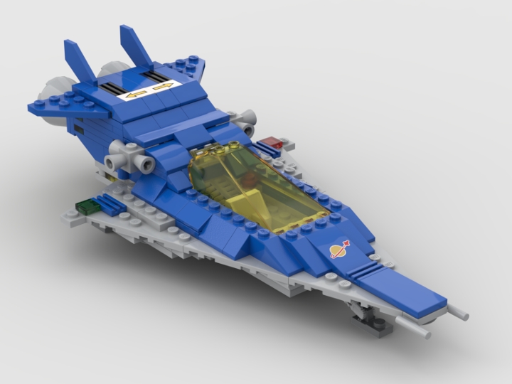 Classic Space Ship inspired by LL918 from BrickLink Studio [BrickLink]