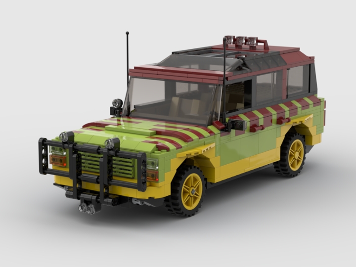 Jurassic Park Explorer from BrickLink Studio [BrickLink]