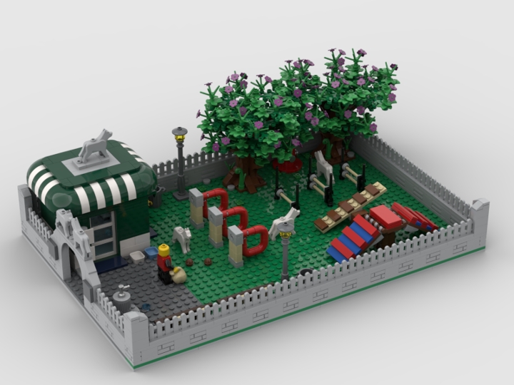 Dog Park from BrickLink Studio [BrickLink]