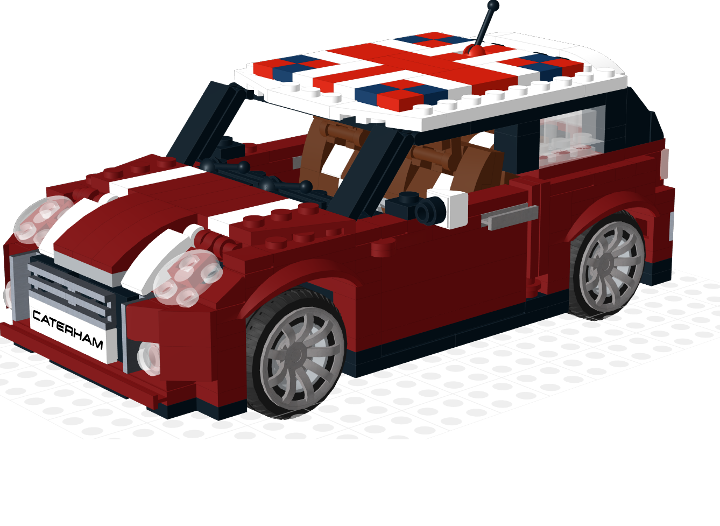 LOZ Mini Cooper from BrickLink Studio BrickLink