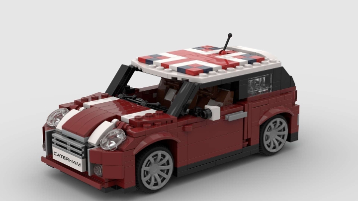 LOZ Mini Cooper from BrickLink Studio BrickLink