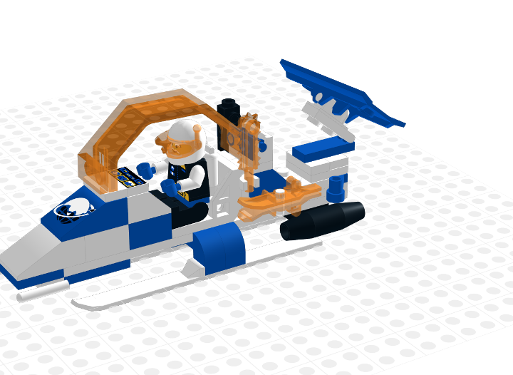 Ice Planet Rover Mk1 from BrickLink Studio [BrickLink]