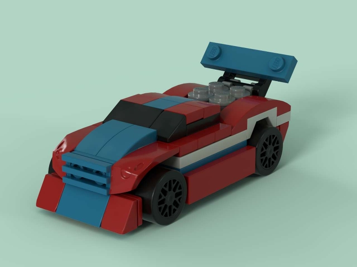 30572 Race Car from BrickLink Studio BrickLink