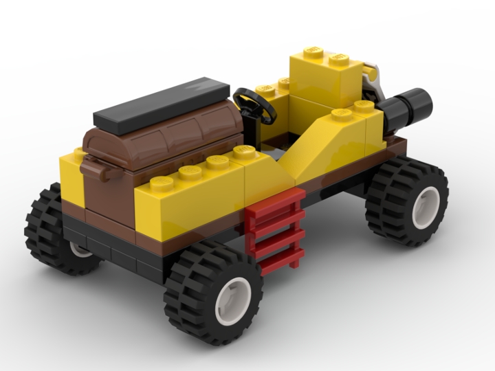 Captain Car (Lego 1999) from BrickLink Studio