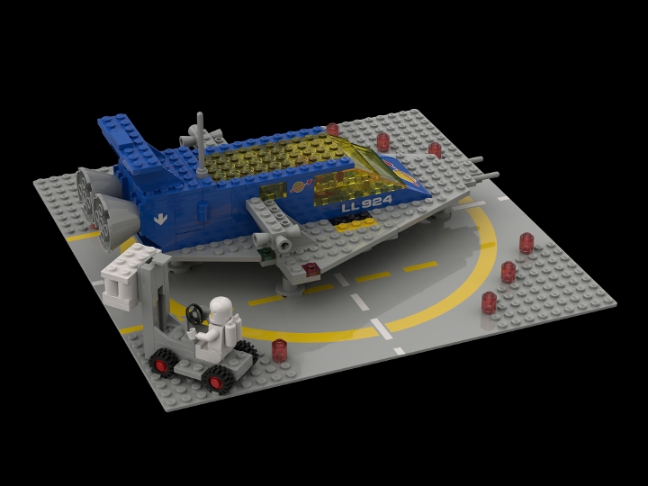 Lego 924 - Space Transporter from BrickLink Studio [BrickLink]