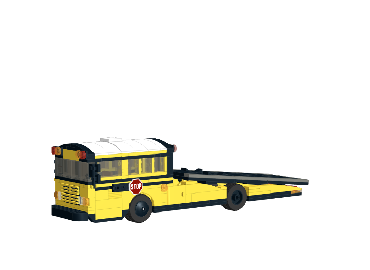 LEGO MOC Car Transporter by IBrickedItUp