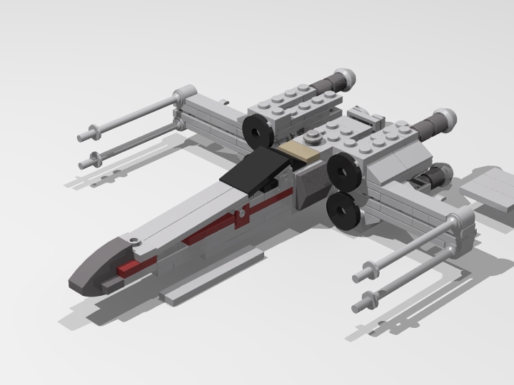 lego midi scale x wing