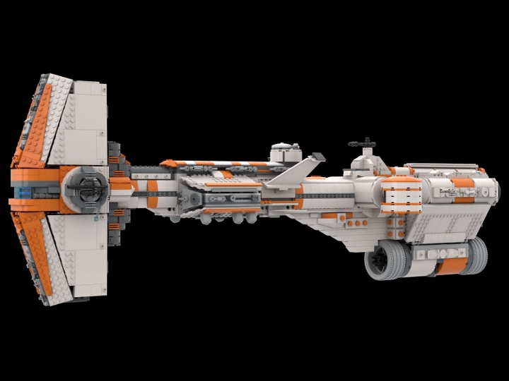 Hammerhead Corvette Lightmaker from BrickLink Studio [BrickLink]