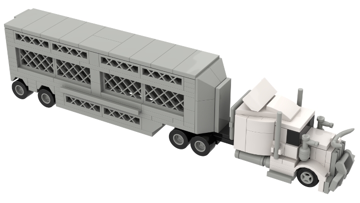 Lego best sale cattle truck