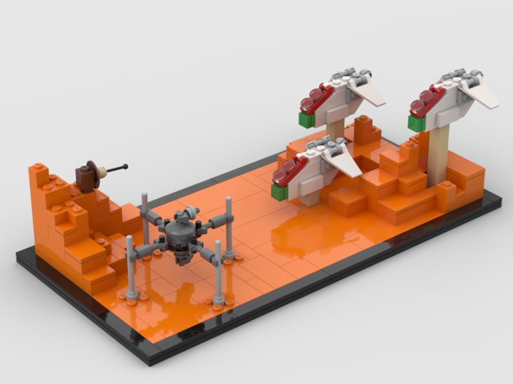 LEGO Star Wars - Battle of Geonosis Diorama MOC 