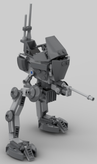 AT-RT - Grey Movable from BrickLink Studio [BrickLink]