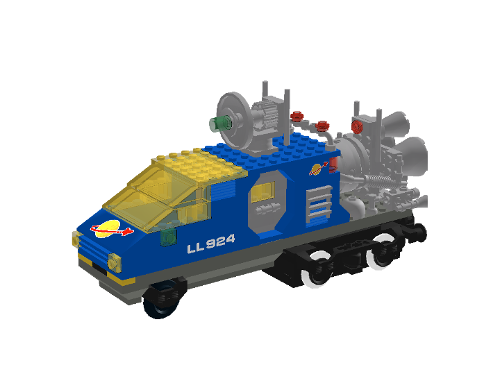 Train LL920 Classic Space from BrickLink Studio BrickLink