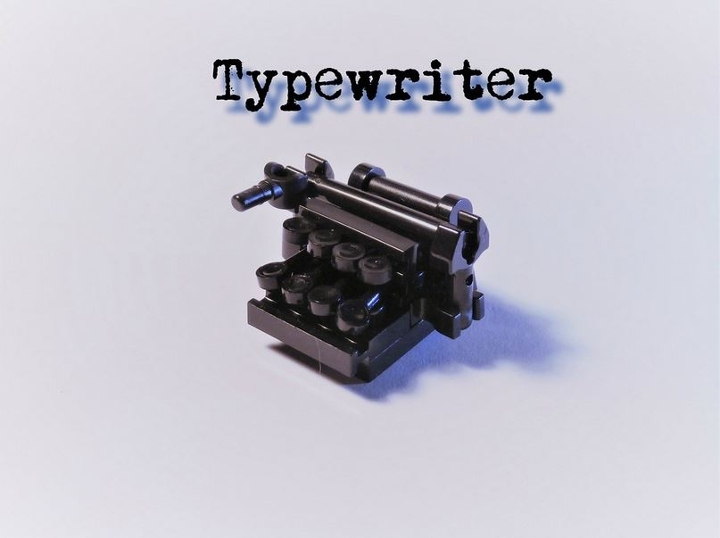 Typewriter Nano build from BrickLink Studio [BrickLink]