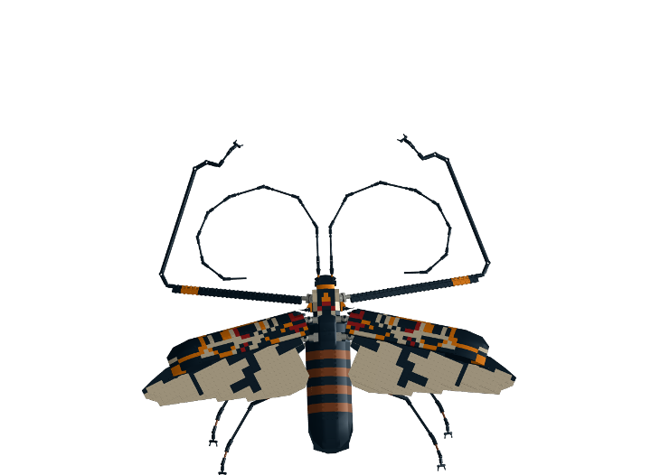 Harlequin Beetle Wings Open from BrickLink Studio [BrickLink]