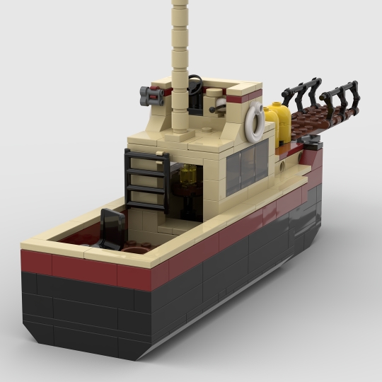 Orca Boat Jaws From Bricklink Studio - roblox studio jaws orca boat roblox