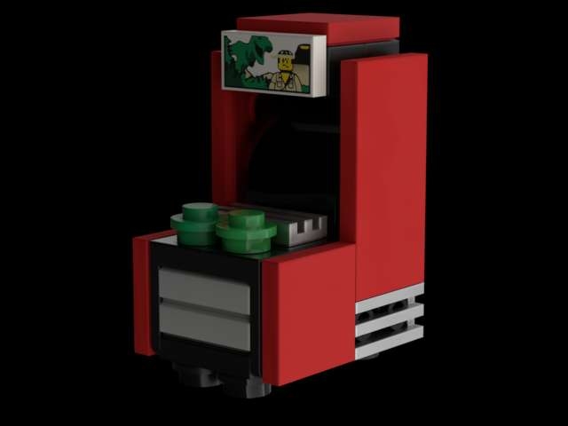 arcade machine 2 from BrickLink Studio [BrickLink]
