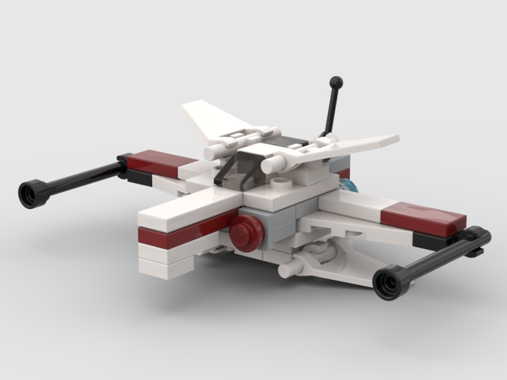 ARC 170 Starfighter Micro from BrickLink Studio [BrickLink]