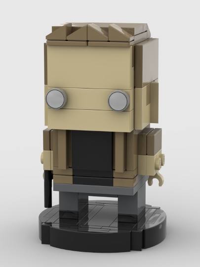 Batou Brickheadz from BrickLink Studio [BrickLink]