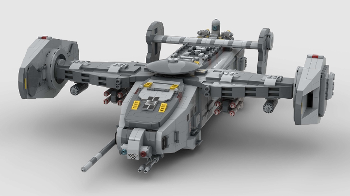 Heavy Armored Command Centre Gargoyle VTOL Frame from BrickLink Studio ...