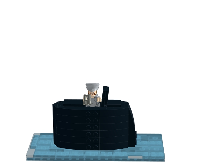 submarine conning tower from BrickLink Studio [BrickLink]