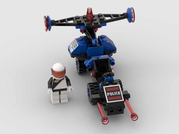 Satellite Patroller 6849 Space Police Theme from BrickLink Studio