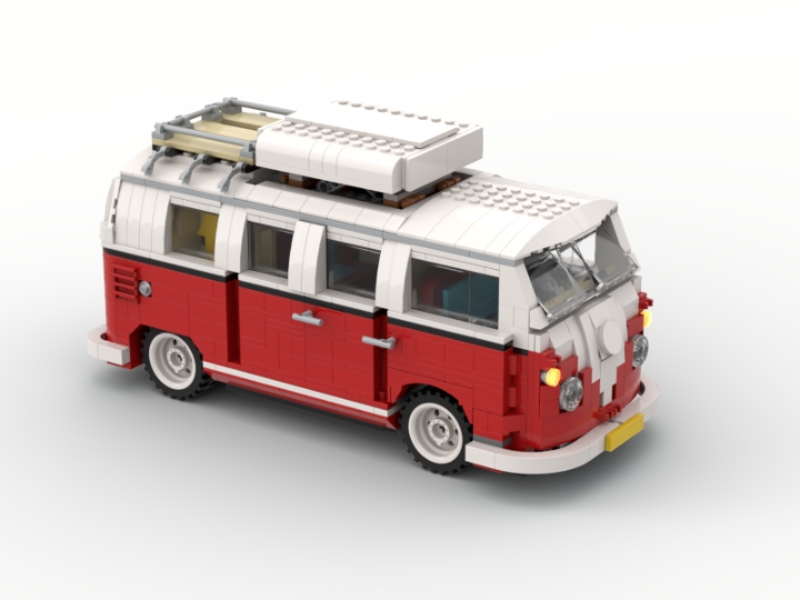 hip camper van from BrickLink Studio [BrickLink]