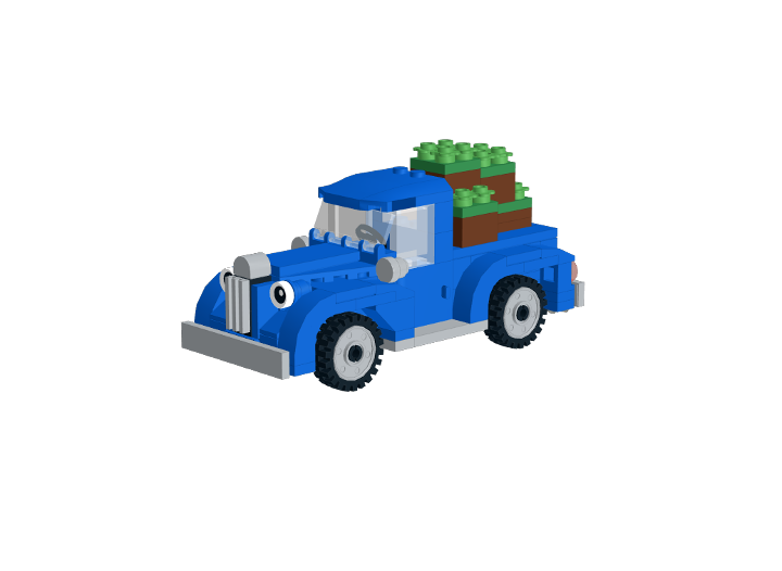 Lego truck online blue