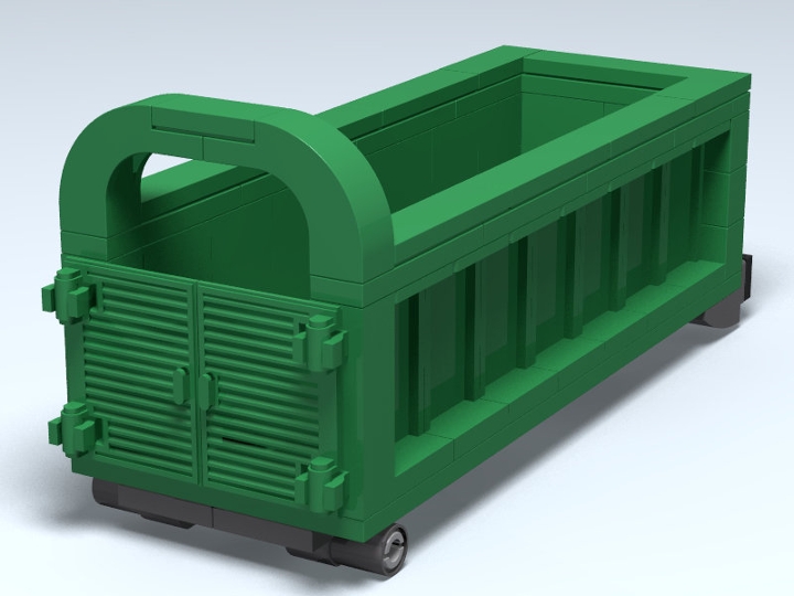 Debris Box for RollOff Truck from BrickLink Studio [BrickLink]