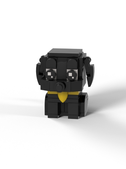 lego black labrador