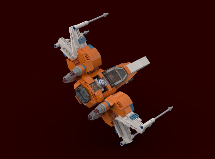 Poe Dameron S T 70 X Wing The Rise Of Skywalker Moc From Bricklink Studio