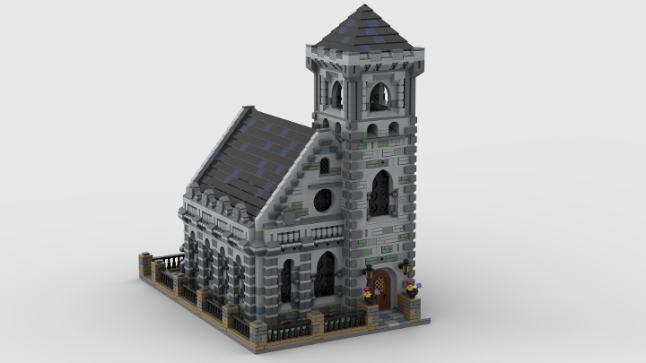 Old Chapel from BrickLink Studio [BrickLink]