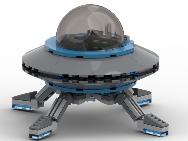 flying saucer from BrickLink Studio [BrickLink]