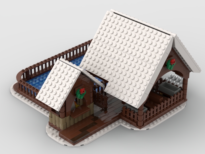 Patinoire / Ice rink from BrickLink Studio [BrickLink]