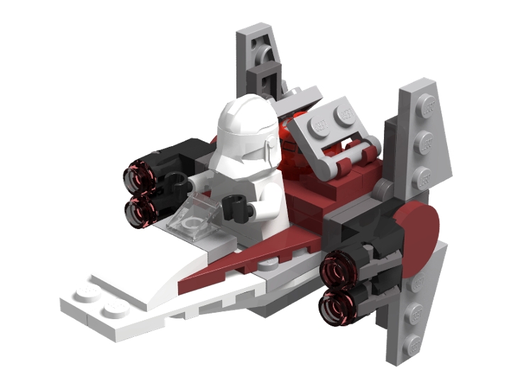 VWing Microfighter from BrickLink Studio [BrickLink]