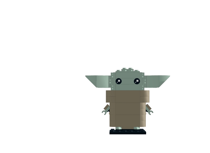 Brick head baby discount yoda