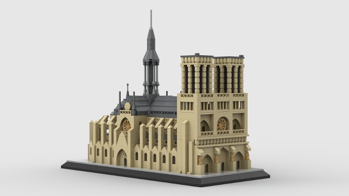 Notre-Dame de Paris from BrickLink Studio [BrickLink]