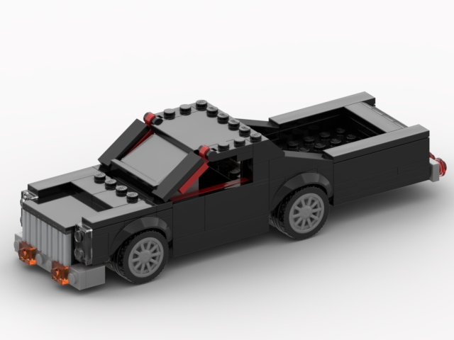 Lego speed champions style 1977 El camino from BrickLink Studio