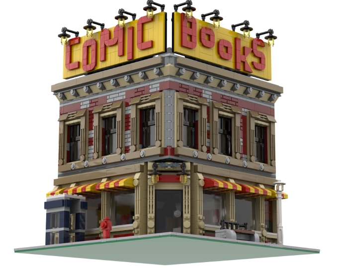 Comic Book Store from BrickLink Studio [BrickLink]