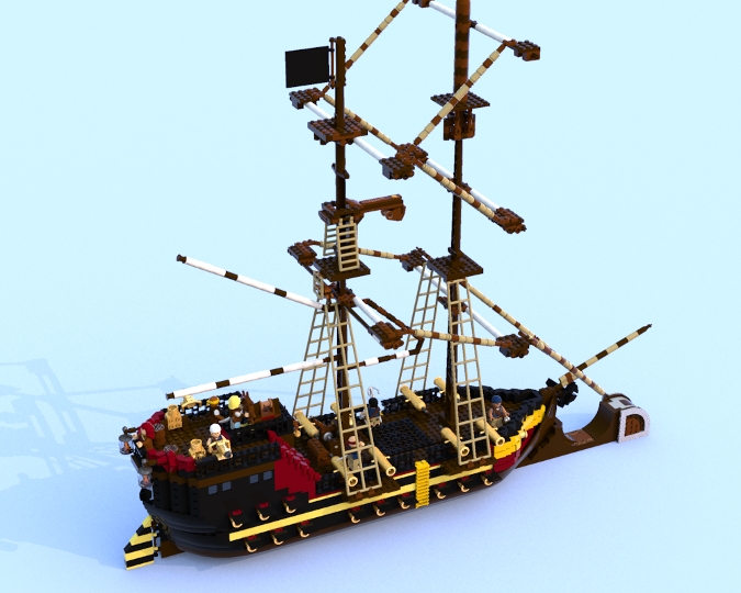 lego jackdaw ship