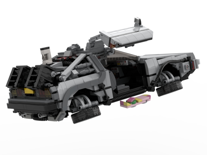 Time machine with technic axle MOD from BrickLink Studio BrickLink