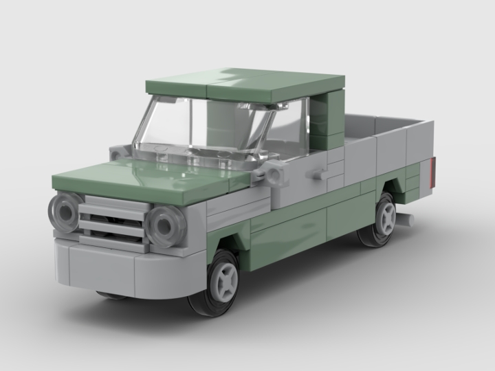 Vintage Pickup Truck From Bricklink Studio [bricklink]