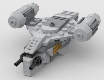 Razor Crest Mini from BrickLink Studio [BrickLink]