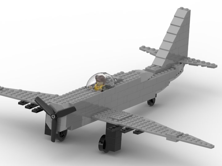 P-47 from BrickLink Studio [BrickLink]