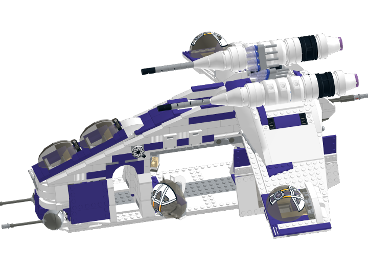 187th Clone Legion Gunship from 